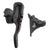 Brake/Shift Lever - Drop Bar Campagnolo Campagnolo Super Record Ergopower Hydraulic Brake/Shift Lever Disc Caliper - Left/Front 12-Speed 160mm Flat Mount Caliper BLK Dark Slate Gray