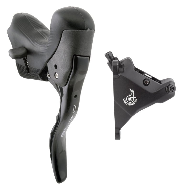 Brake/Shift Lever - Drop Bar Campagnolo Campagnolo Chorus Ergopower Hydraulic Brake/Shift Lever Disc Caliper - Left/Front 12-Speed 160mm Flat Mount Caliper BLK Dark Slate Gray