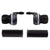 Shifters Sunlite Sunlite UtiliT Sport Twist Shifter  Pair 3x6sp 2 to 1 Blk Dark Slate Gray
