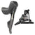 Brake/Shift Lever - Drop Bar SRAM SRAM Force AXS HRD eTap Shift/Brake Lever Hydraulic Disc Brake Caliper - Right/Rear Flat Mount 20mm Offset Iridescent Gray/Blk D2 Dark Slate Gray