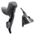 Brake/Shift Lever - Drop Bar SRAM SRAM Apex Shift/Brake Lever Hydraulic Disc Brake Caliper - Right/Rear 12-Speed DoubleTap Flat Mount 20mm Offset BLK D1 Dark Slate Gray