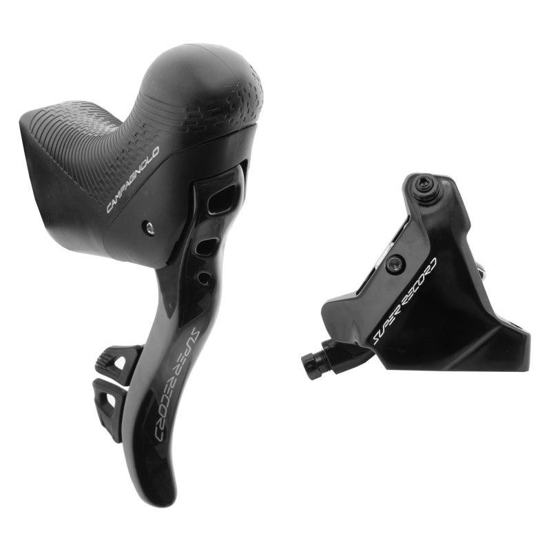 Shifters Campagnolo Campagnolo Super Record WRL Hydraulic Disc Brake  Right 12sp Hydraulic Disc Blk Flat Mount 160mm Dark Slate Gray
