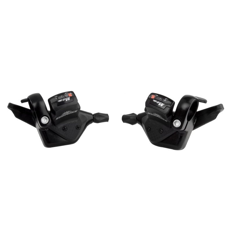 Shifters SunRace Sunrace DL-M33 Trigger Shifter DLM33 Pair 3x7sp 2 to 1 Blk 310g Black