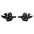 Shifters SunRace Sunrace DL-M90 Trigger Shifter DLM90 Pair 3x9sp 2 to 1 Blk 312g Dark Slate Gray