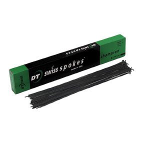 DT Swiss Champion 14g Spoke Black 230mm 100/Count