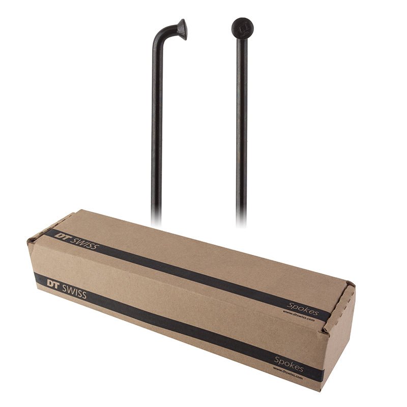 Spokes DT Swiss DT Swiss Champion Spoke: 2.0mm Blanks 315mm J-bend Black Box of 500 Rosy Brown