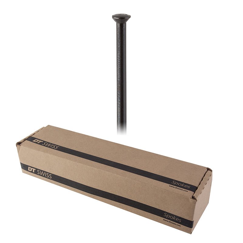 Spokes DT Swiss DT Swiss Champion Spoke: 2.0mm Blanks 315mm Straight Pull Black Box of 500 Rosy Brown