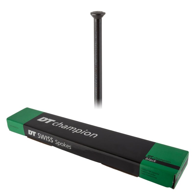 Spokes DT Swiss Dt swiss Champion Straight Pull Straight Pull 2.0 (14G) 298mm Box of 100 Black No Dark Slate Gray