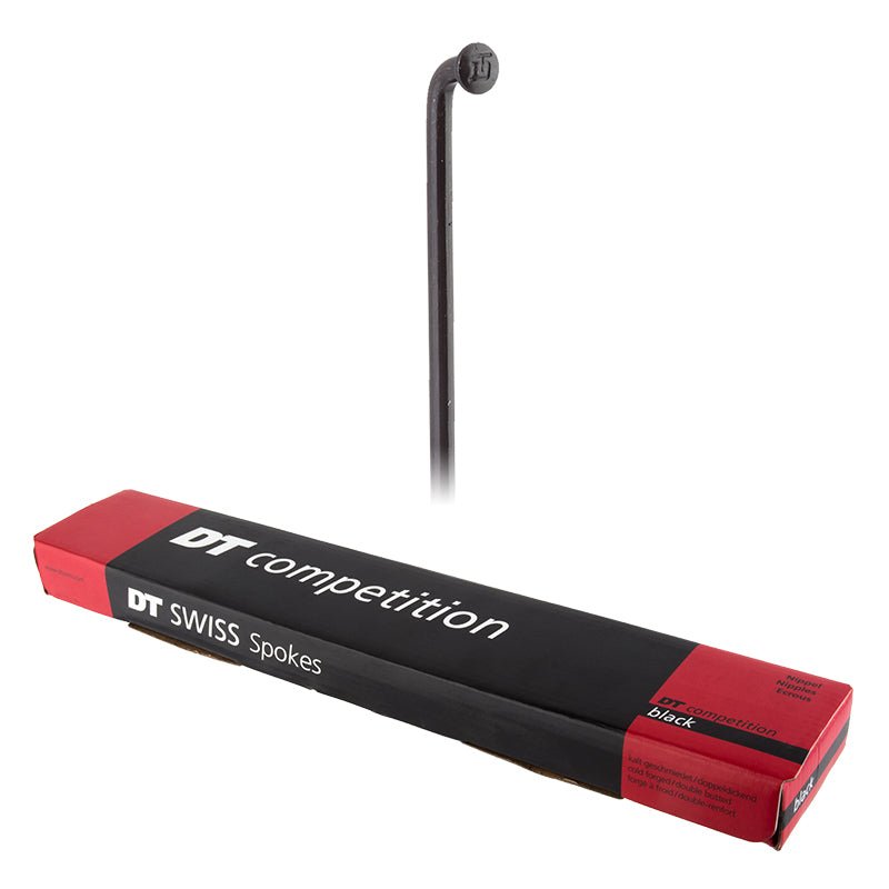 Spokes DT Swiss Dt swiss Competition Spokes J-Bend 2.0/1.8/2.0 279mm Box of 100 Black No Pale Violet Red
