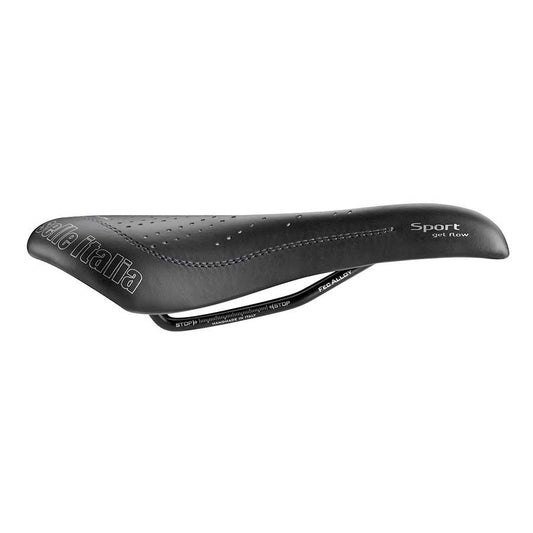 Selle Italia SPORT Gel Flow Saddle - Fec Alloy Black S2