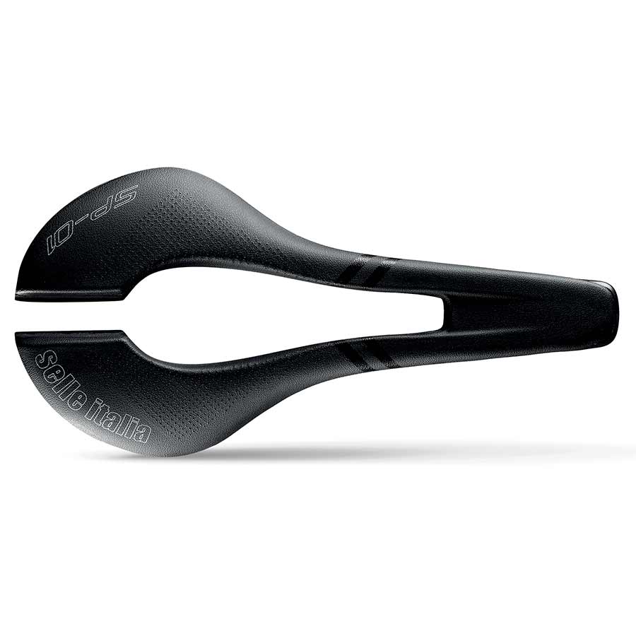 Saddles Selle Italia Selle Italia SP-01 Kit Carbonio Superflow S Saddle 288 x 130mm Men 164g Black Light Gray