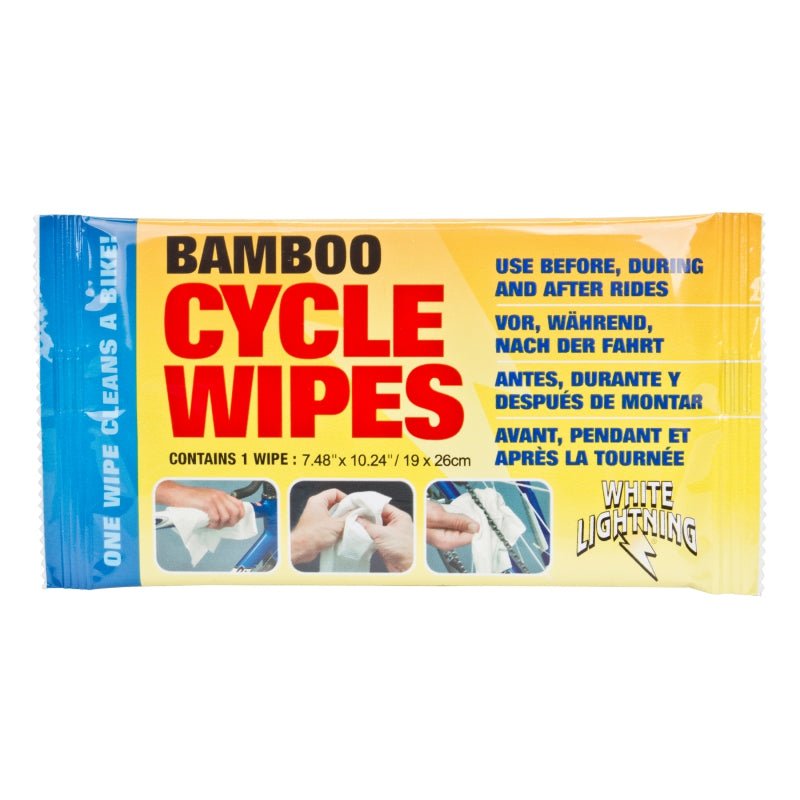 White lightning Cycle Wipes Cleaning Towel