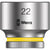 Wera Tool 8790 HMB ZYKLOP 3/8" Drive Socket 22mm