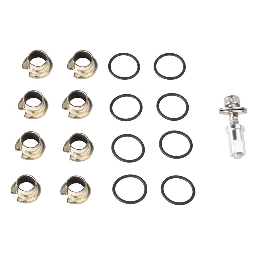 Seatpost Parts and Accessories Cane Creek Cane Creek G4 Thudbuster Rebuild Kit and Tool Light Gray