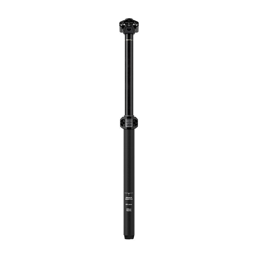 Dropper Posts RockShox RockShox Reverb AXS Dropper Seatpost - 30.9mm 200mm Black B1 Dark Slate Gray