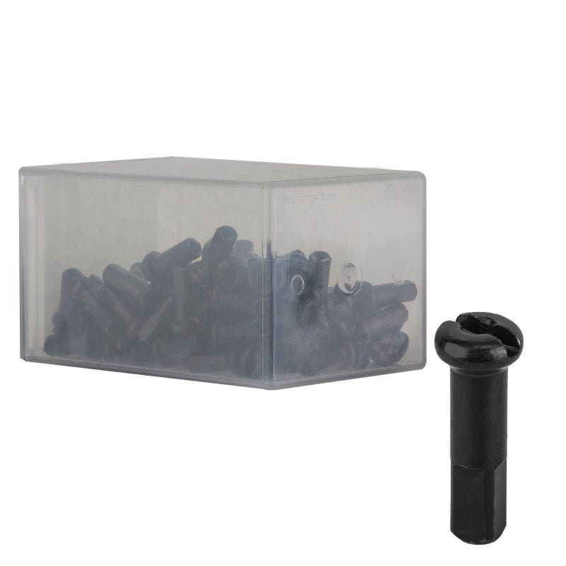 Spokes DT Swiss DT Swiss Brass Nipple 14g/16mm Black Box/100 Light Slate Gray