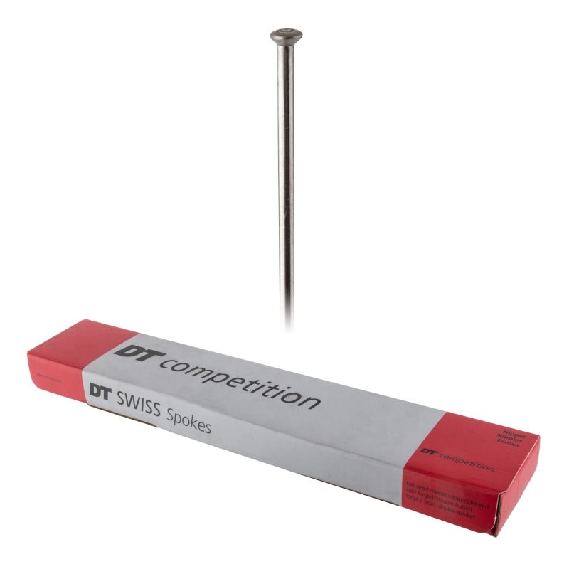 Spokes DT Swiss Dt swiss Competition Straight Pull Straight Pull 2.0/1.8/2.0 298mm Box of 100 Silver No Dark Gray