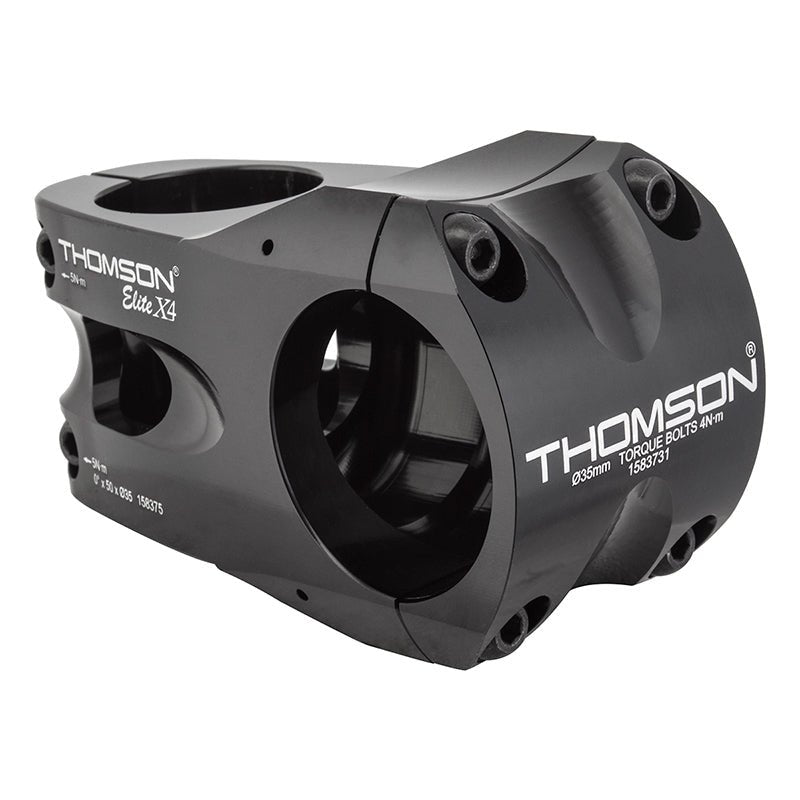 Stems Thomson Thomson X4 Mtn Stem (35.0) 0d x 50mm Black Dark Slate Gray