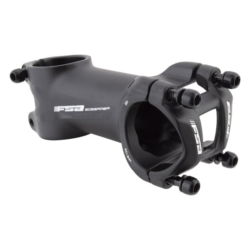 Stems FSA Full Speed Ahead Gossamer Stem - 80mm 31.8 Clamp +/-6 1 1/8" Alloy Black Dark Slate Gray