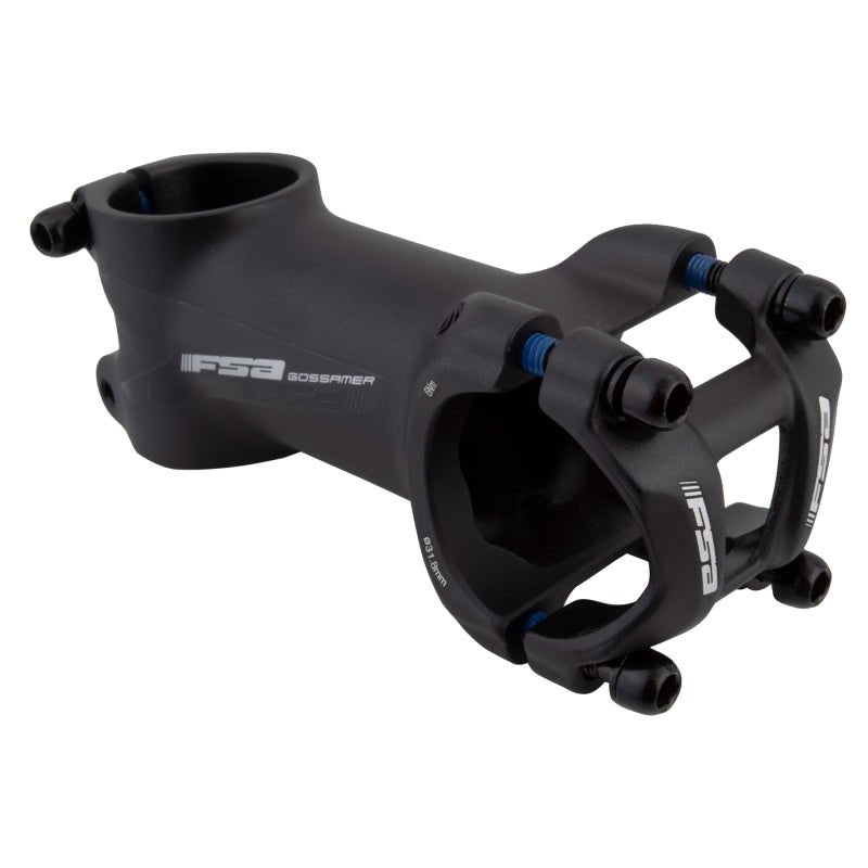 Stems FSA Full Speed Ahead Gossamer Stem - 110mm 31.8 Clamp +/-6 1 1/8" Alloy Black Dark Slate Gray