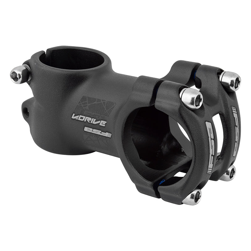 Stems FSA Full Speed Ahead V-Drive Stem - 60 mm 31.8 Clamp +/-6 1 1/8" Alloy Black Dark Slate Gray