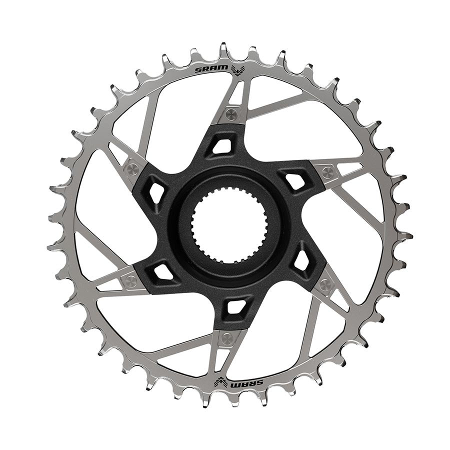 Wheels Manufacturing Shimano DM T-Type Outboard Chainring Teeth: 30 Speed: 12 BCD: Direct Mount Shimano Single 7075 Aluminum Black