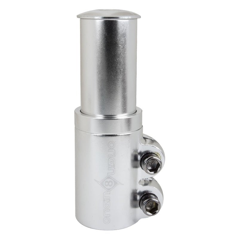 Stem Accessories Origin8 Origin8 X-Tra Lift Stem Riser 55mm Rise Silver Gray