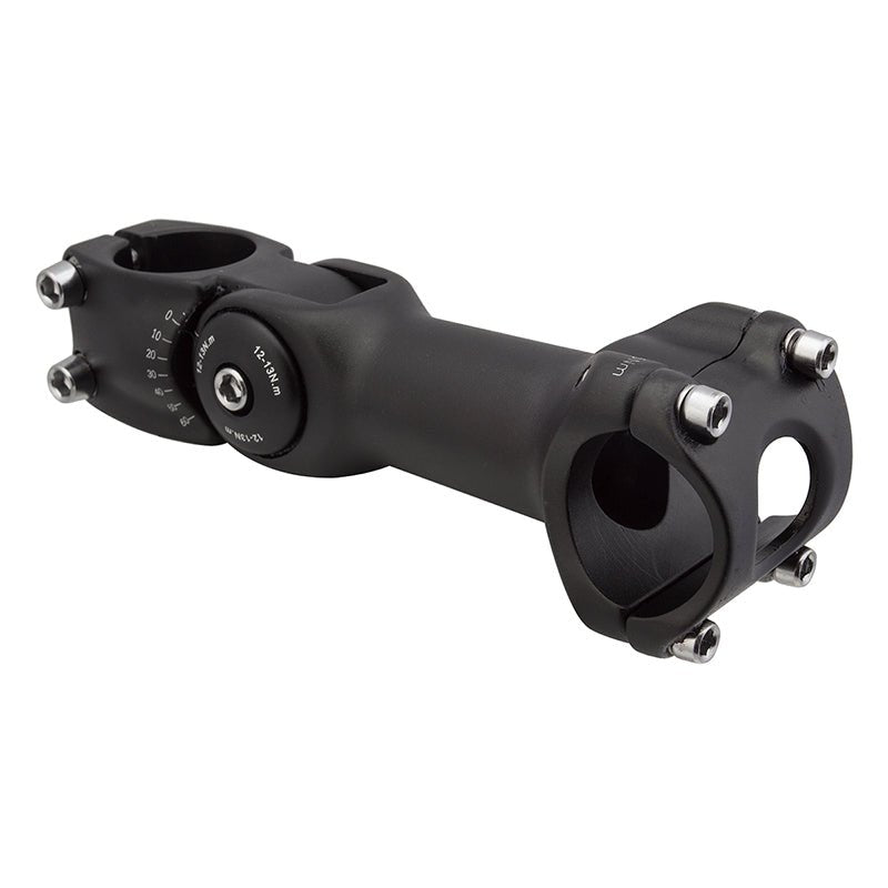 Stems Sunlite Sunlite 0°-60° Adjustable  Stem 125 25.4 or 31.8 Black Dark Slate Gray