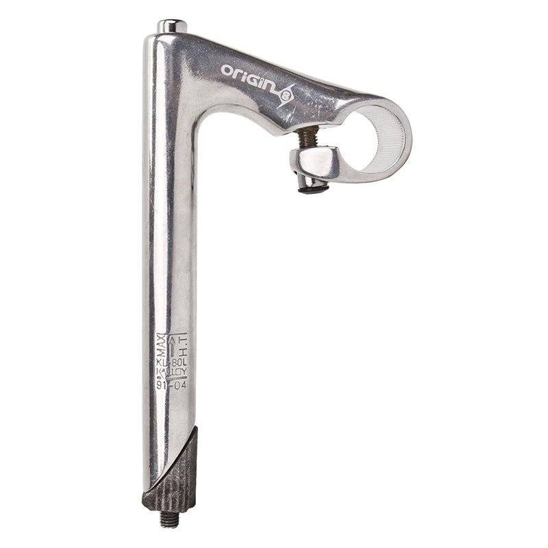 Stems Origin8 Origin8 Classic Sport Quill Stem 80 25.4 Silver Gray