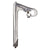 Stems Origin8 Origin8 Classic Sport Quill Stem 80 25.4 Silver Gray