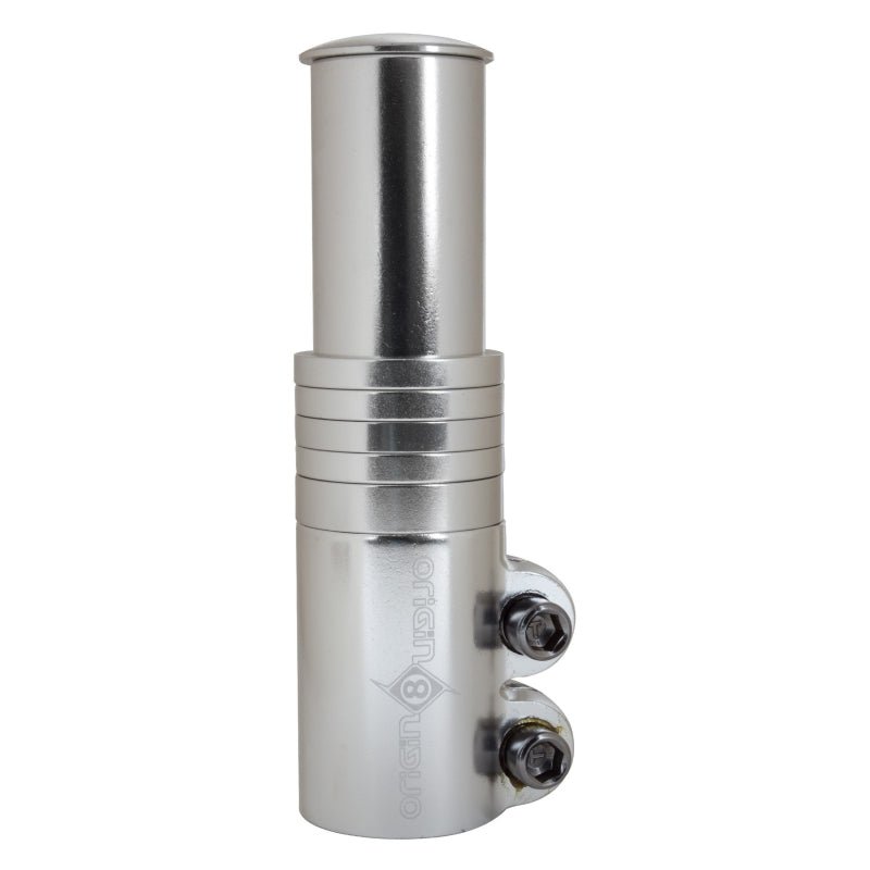 Stem Accessories Origin8 Origin8 X-Tra Lift Stem Riser 105mm Rise Silver Gray