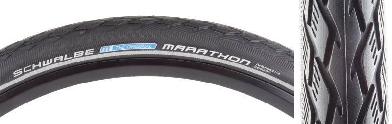 Tires Schwalbe Schwalbe Marathon Performance Twin GreenGuard 20x1.5 Standard Tire Dark Slate Gray