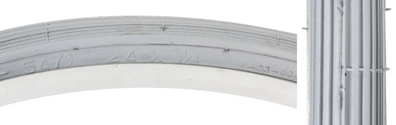 Tires Sunlite Sunlite Wheelchair 24x1-1/4 S5/6  Tire Gray