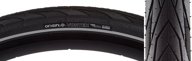 Tires Origin8 Origin8 Vortex 700x40 Standard Tire Black