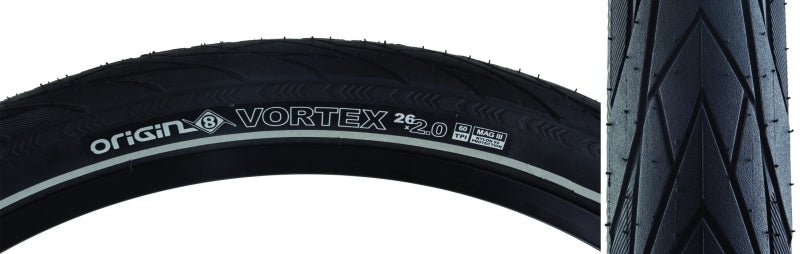 Tires Origin8 Origin8 Vortex 26x2.0 Standard Tire Black