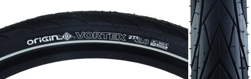 Tires Origin8 Origin8 Vortex 27.5x2.0 Standard Tire Black