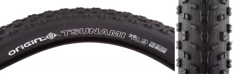 Tires Origin8 Origin8 Tsunami 26x4.9 Standard Tire Dark Slate Gray