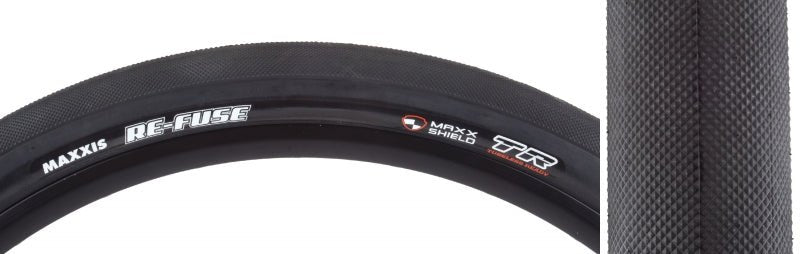 Tires Maxxis Maxxis Re-Fuse Tire - 27.5 x 2 Tubeless Folding Black Dual MaxxShield Dark Slate Gray