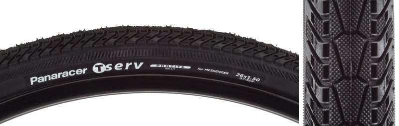 Tires Panaracer Panaracer T-Serv Protite Tire - 26 x 1.5 Clincher Folding Black 60tpi Dark Slate Gray