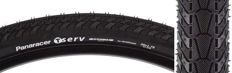 Tires Panaracer Panaracer T-Serv Protite Tire - 26 x 1.75 Clincher Folding Black 60tpi Dark Slate Gray