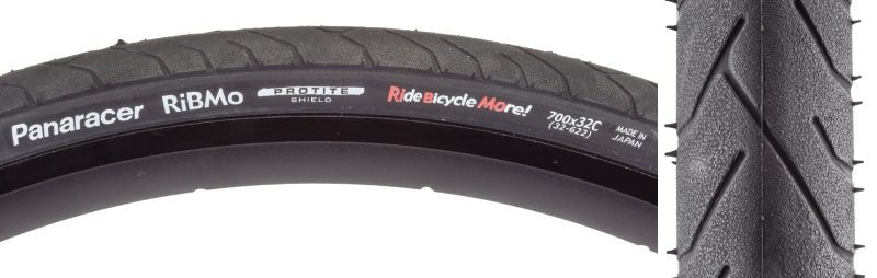 Tires Panaracer Panaracer RiBMo ProTite Tire - 700 x 32 Clincher Folding Black 60tpi Dark Slate Gray