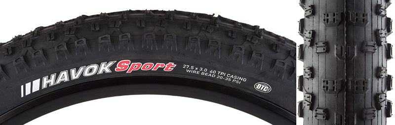 Kenda Havok Sport DTC 27.5x3.0 Standard Tire