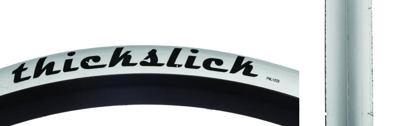 Tires WTB WTB ThickSlick Tire - 700 x 25 Clincher Wire White Comp Black