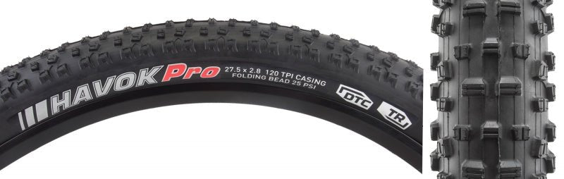 Tires Kenda Kenda Havok Pro DTC/TR/TLR 27.5x2.8 Tubeless Tire Dark Slate Gray