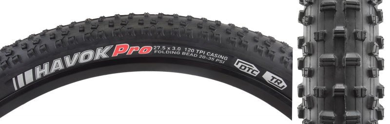 Tires Kenda Kenda Havok Pro DTC/TR/TLR 27.5x3.0 Tubeless Tire Dark Slate Gray