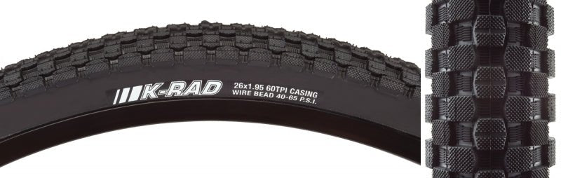 Tires Kenda Kenda K-Rad Sport 26x1.95 Standard Tire Dark Slate Gray