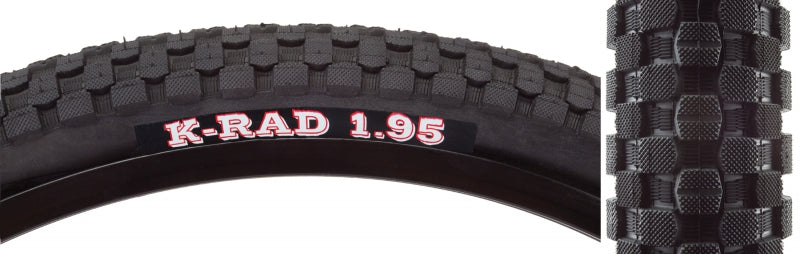 Kenda K-Rad Tire - 20 x 1.95 Clincher Wire Black