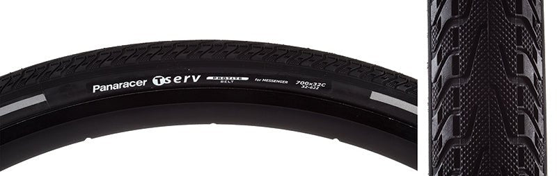 Tires Panaracer Panaracer T-Serv Protite Tire - 700 x 32 Clincher Folding BLK/Reflective 60tpi Black
