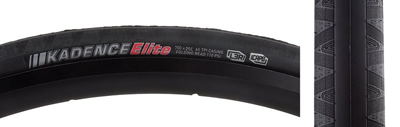 Tires Kenda Kenda Kadence Elite 700x25 Standard Tire Dark Slate Gray