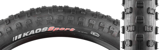 Kenda Kaos Sport Tire - 20 x 2.8 Clincher Wire Black 35tpi